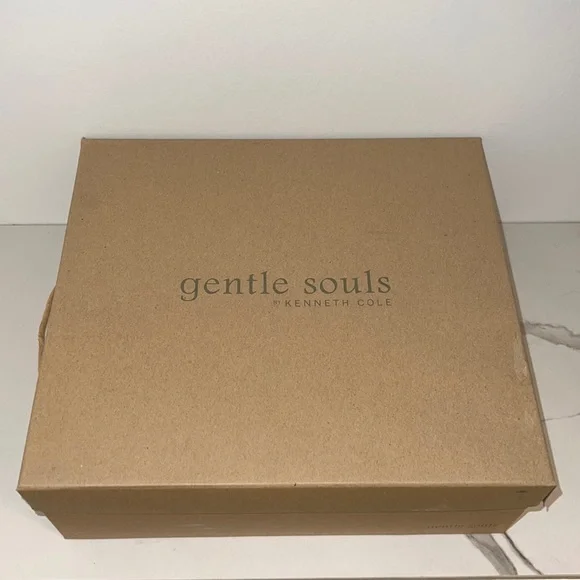 SALE ✨ Kenneth Cole Charli Suede Cross Elastic Espadrille Wedge Heels Blush Pink - Picture 2 of 13